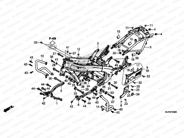 F-39 FRAME HOUSING