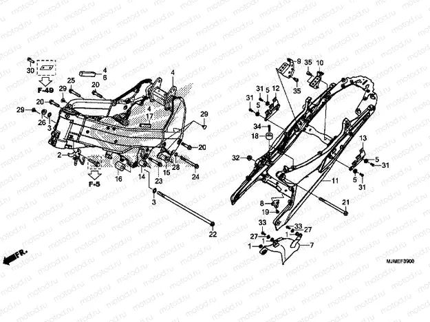 F-39 FRAME HOUSING