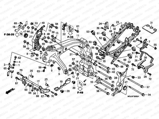 F-39 FRAME HOUSING