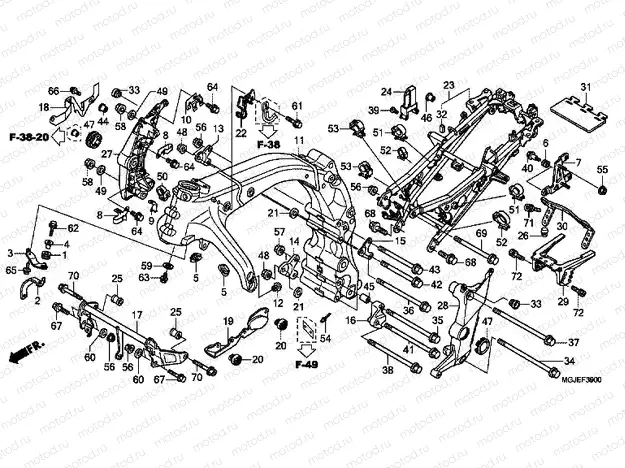 F-39 FRAME HOUSING