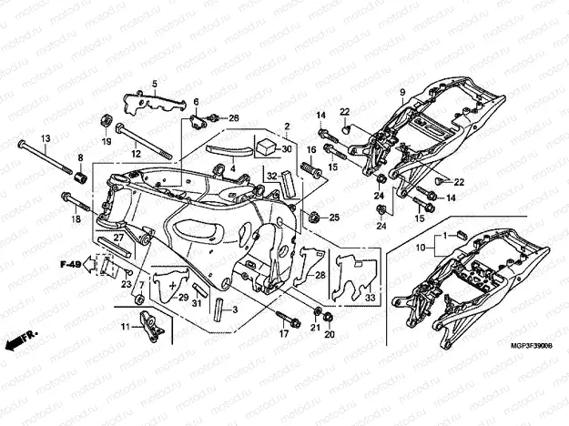 F-39 FRAME HOUSING