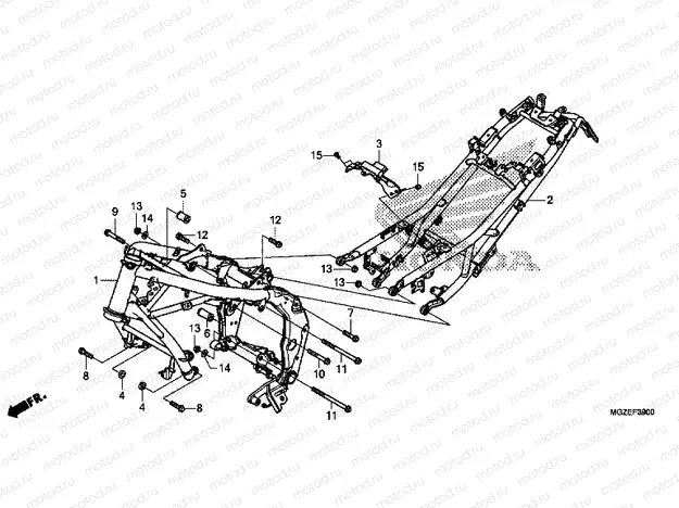 F-39 FRAME HOUSING