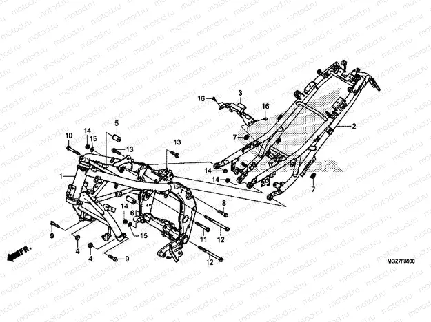 F-39 FRAME HOUSING