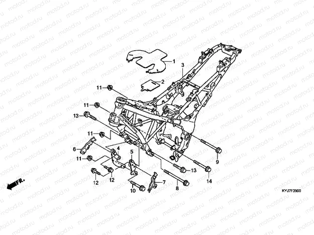 F-39 FRAME HOUSING