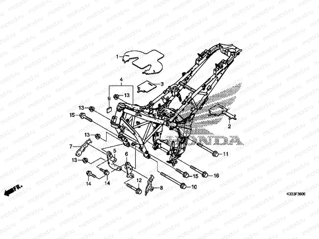 F-39 FRAME HOUSING