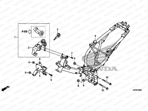F-39 FRAME HOUSING