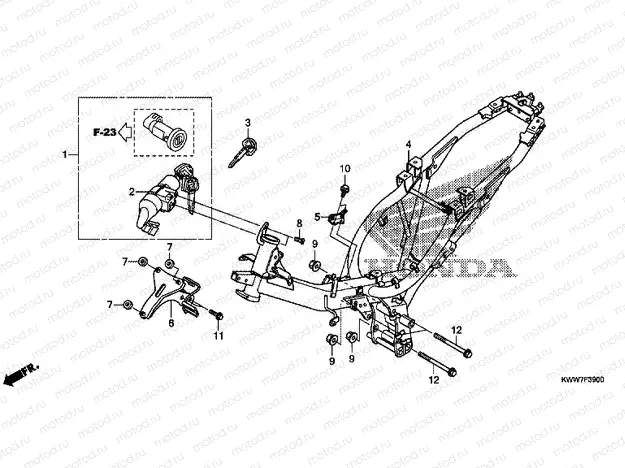 F-39 FRAME HOUSING