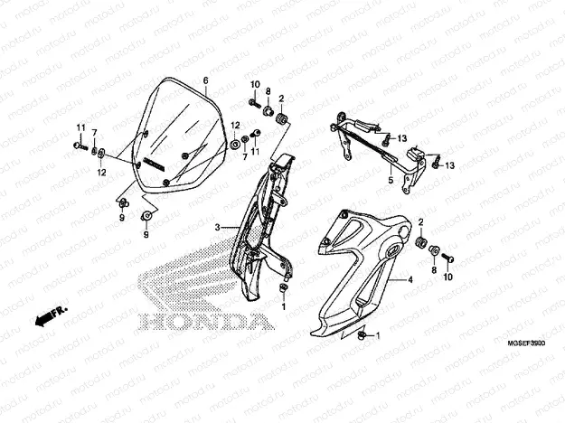 F-39 FRONT ENGINE HOUSING