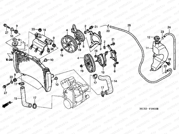 F-39 RADIATOR