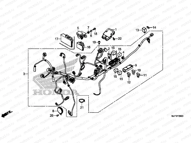 F-39 WIRING HARNESS