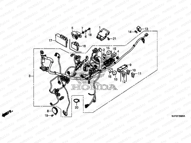 F-39 WIRING HARNESS