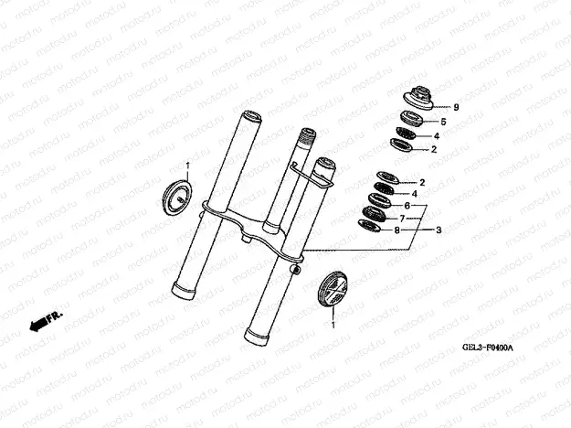 F-4 FRONT FORK