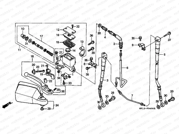 F-4 FRONT MASTER CYLINDER
