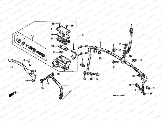 F-4 FRONT MASTER CYLINDER