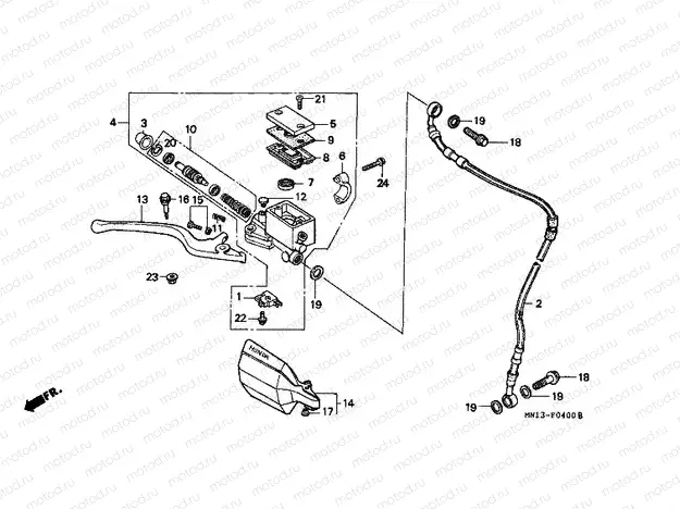 F-4 FRONT MASTER CYLINDER