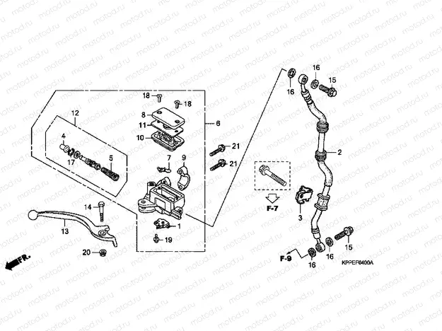 F-4 FRONT MASTER CYLINDER