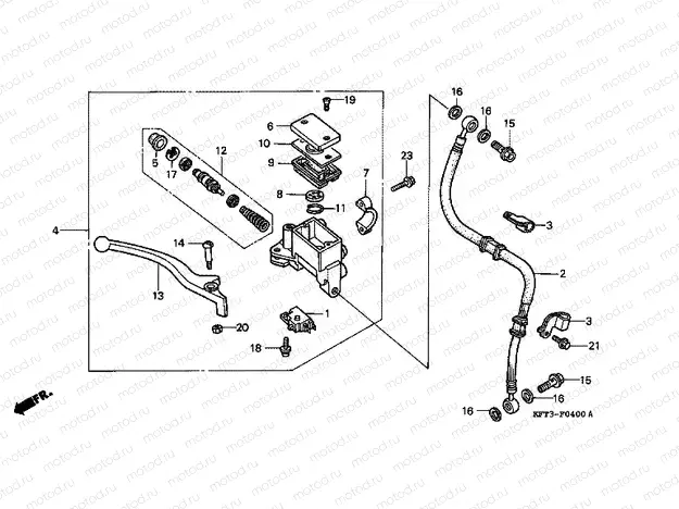 F-4 FRONT MASTER CYLINDER