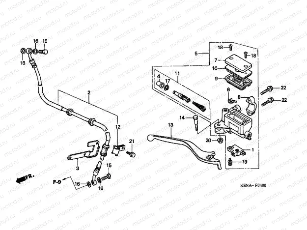F-4 FRONT MASTER CYLINDER