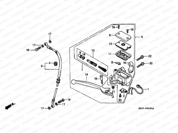 F-4 FRONT MASTER CYLINDER
