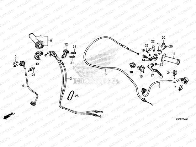 F-4 HANDLE LEVER/SWITCH/CABLE