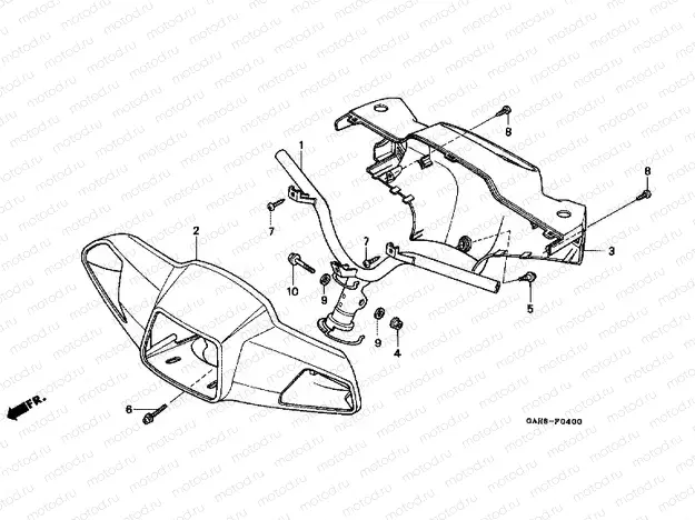 F-4 STEERING HANDLE / HANDLE COVER