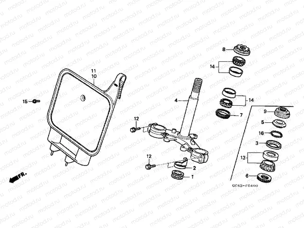 F-4 STEERING WHEEL (RF / RG / RH / RJ / RK)