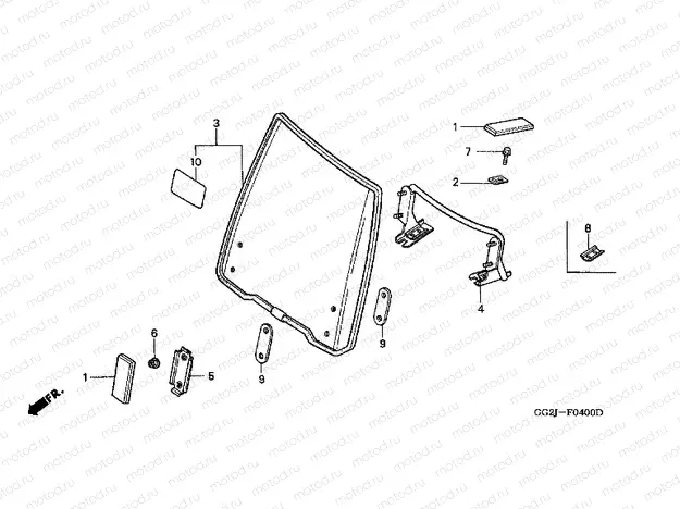 F-4 WINDSCREEN
