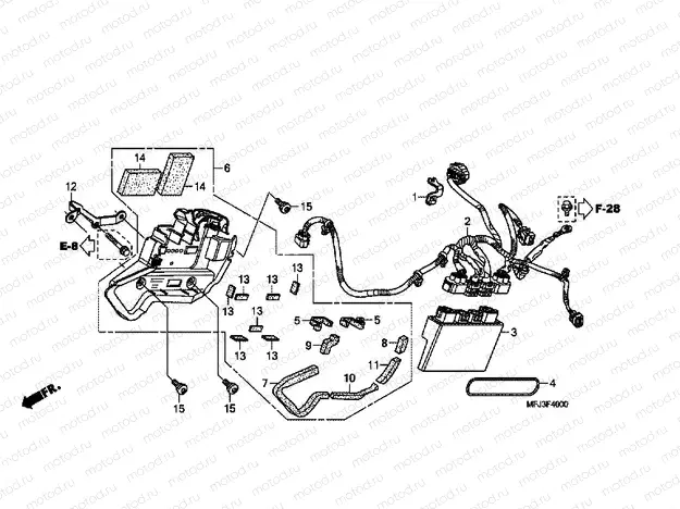 F-40 ABS CONTROL UNIT (CBR600RA)