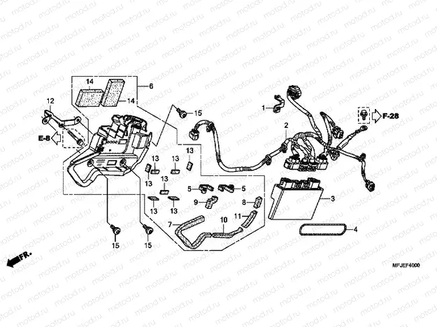 F-40 ABS CONTROL UNIT (CBR600RA)