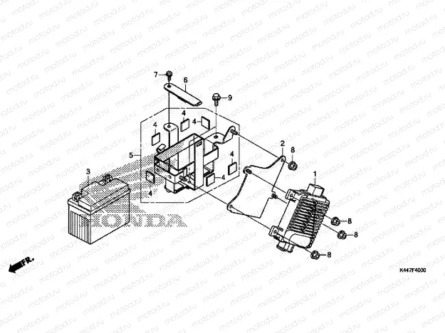 F-40 BATTERY / ECU