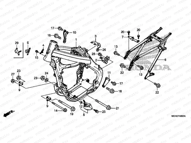 F-40 FRAME HOUSING