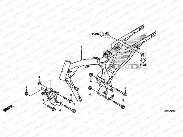 F-40 FRAME HOUSING