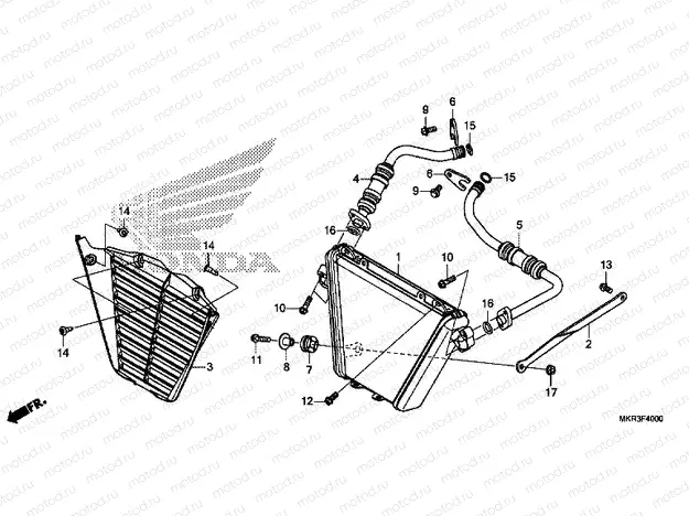 F-40 OIL COOLER
