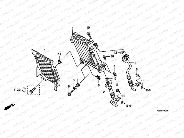 F-40 OIL COOLER