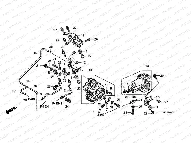 F-40 REAR POWER SUPPLY / REAR VALVE UNIT