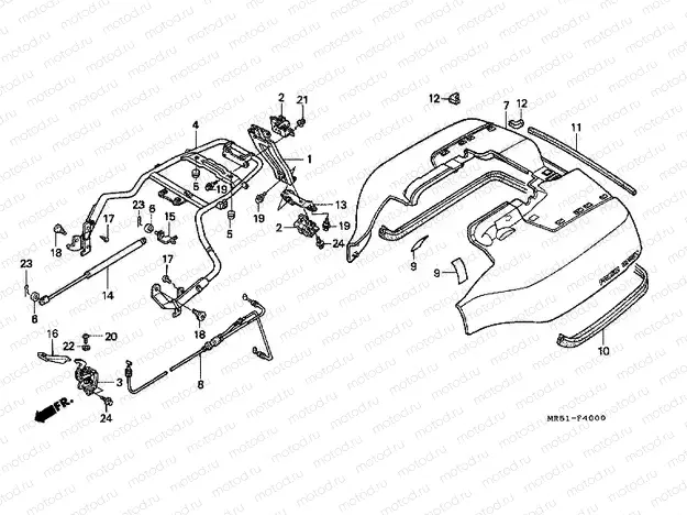 F-40 TRUNK LID