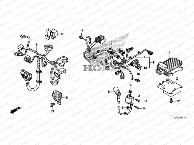 F-41-10 ADDITIONAL WIRING HARNESS / IGNITION COIL