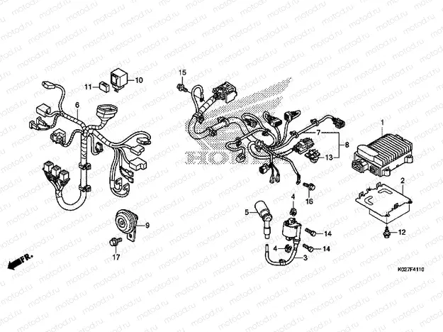 F-41-10 ADDITIONAL WIRING HARNESS / IGNITION COIL