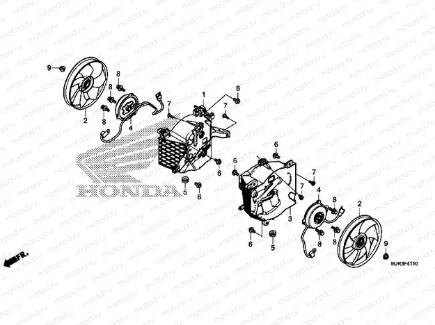 F-41-10 COOLING FAN