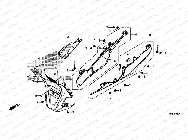 F-41 LOWER ENGINE