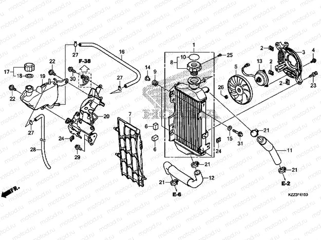 F-41 RADIATOR