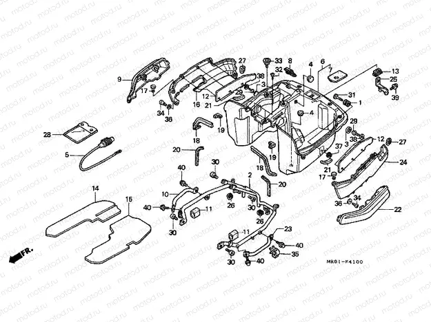 F-41 TRUNK INNER BODY