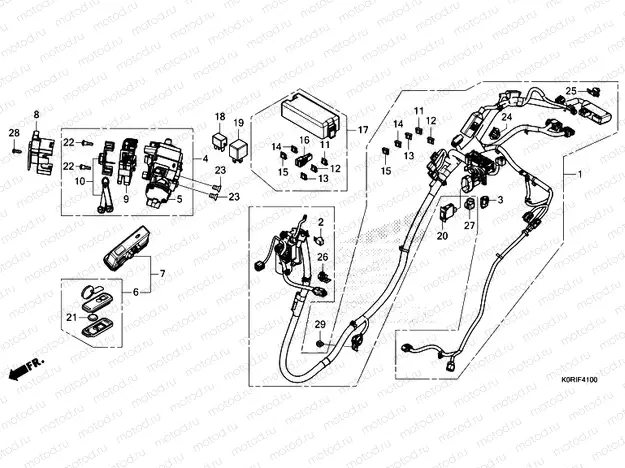 F-41 WIRE HARNESS