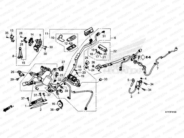F-41 WIRE HARNESS & FOB KEY