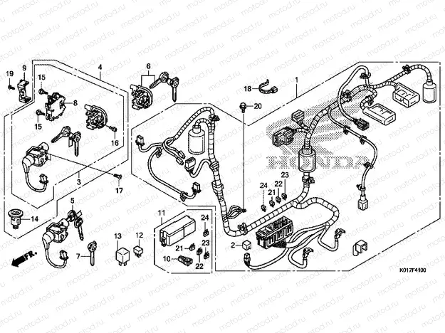 F-41 WIRING HARNESS