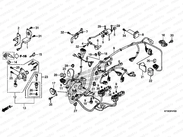 F-41 WIRING HARNESS