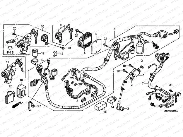 F-41 WIRING HARNESS