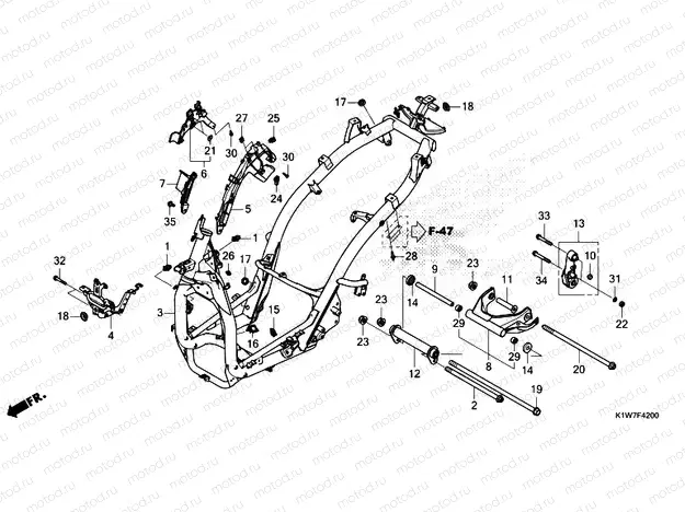 F-42 FRAME BODY
