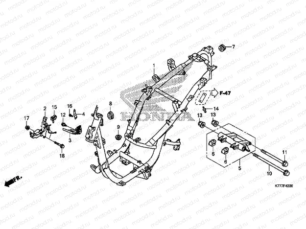 F-42 FRAME BODY