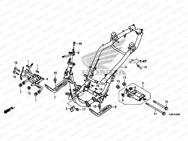 F-42 FRAME HOUSING